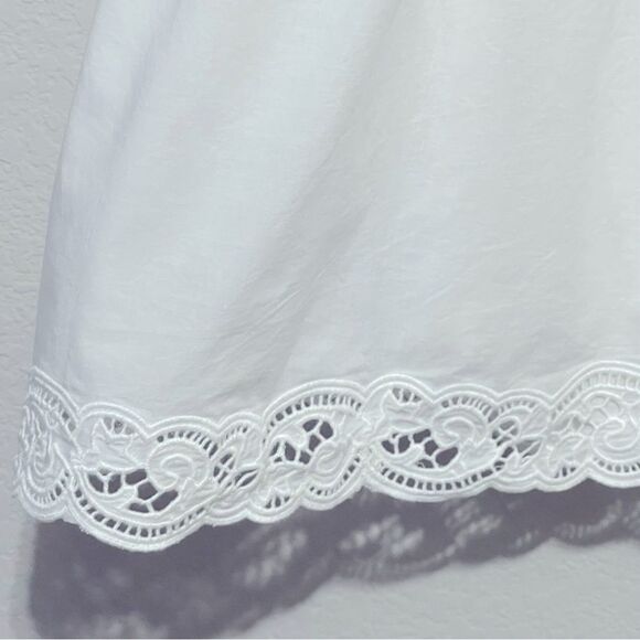 Madewell NWT Pintucked Eyelet Mini Dress White Size XXS - Picture 7 of 15